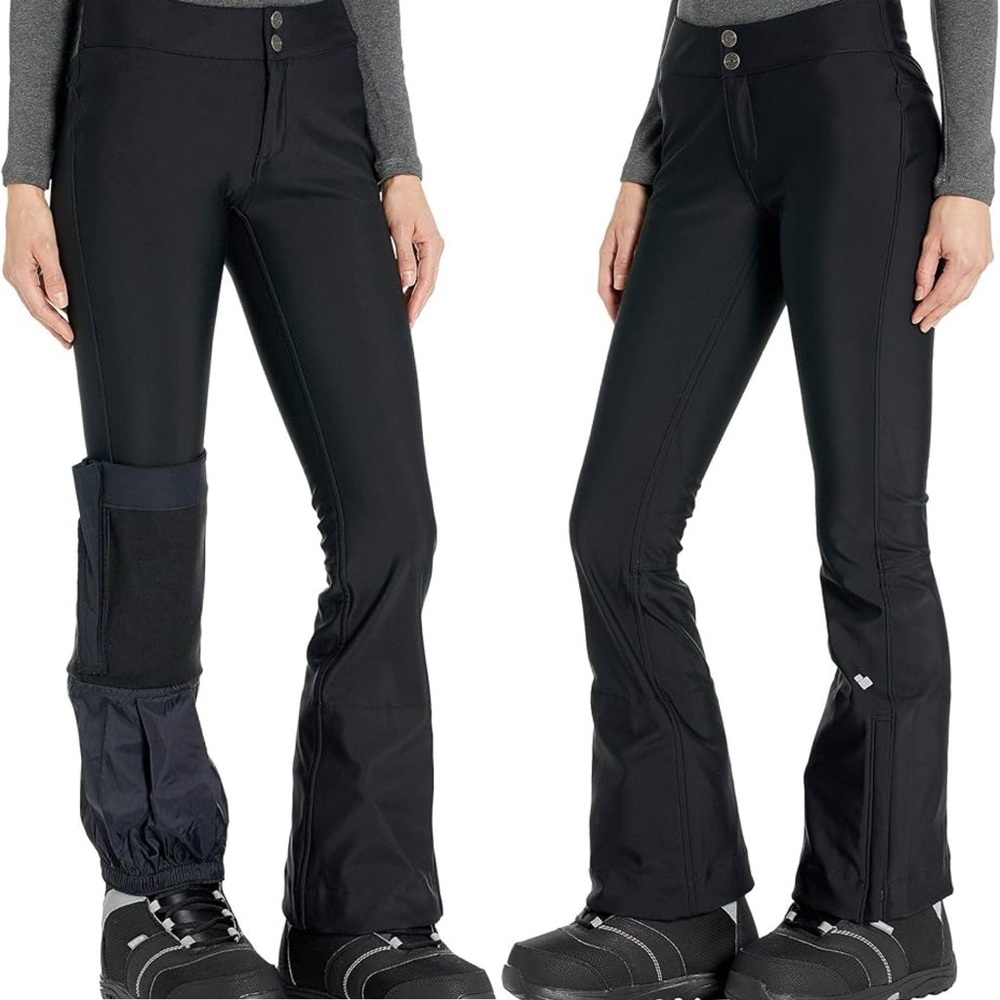 NWT Obermeyer The Bond Pant Flared Mid Rise Black Ski Pants - Size: 0